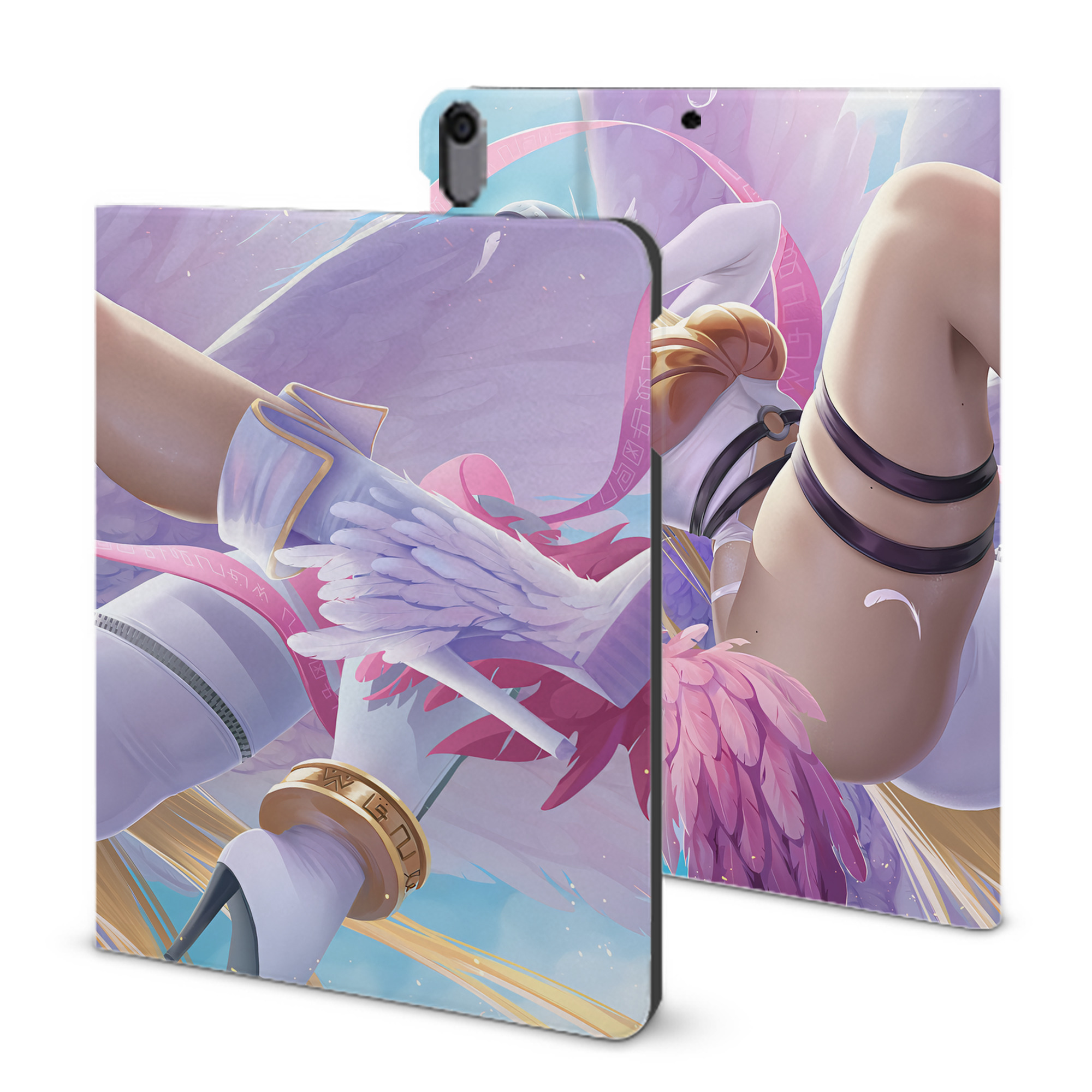 （画像用） Digimon デジタルモンスター/デジモン IPad ケース ブック型 PUレザー TPU 耐衝撃 軽量 薄型 ペン収納なし 全面保護 IPad 各モデル対応